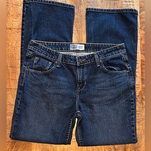 LIKE NEW! Sig Levi’s Low Rise Boot Cut Women’s Sz 12M Dark Blue Jeans